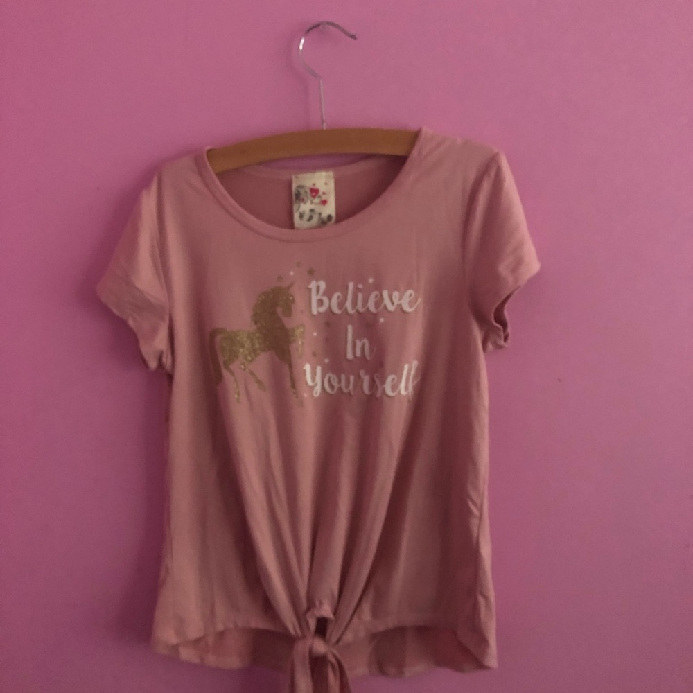 Unicorn pink 🎊short sleeve shirt